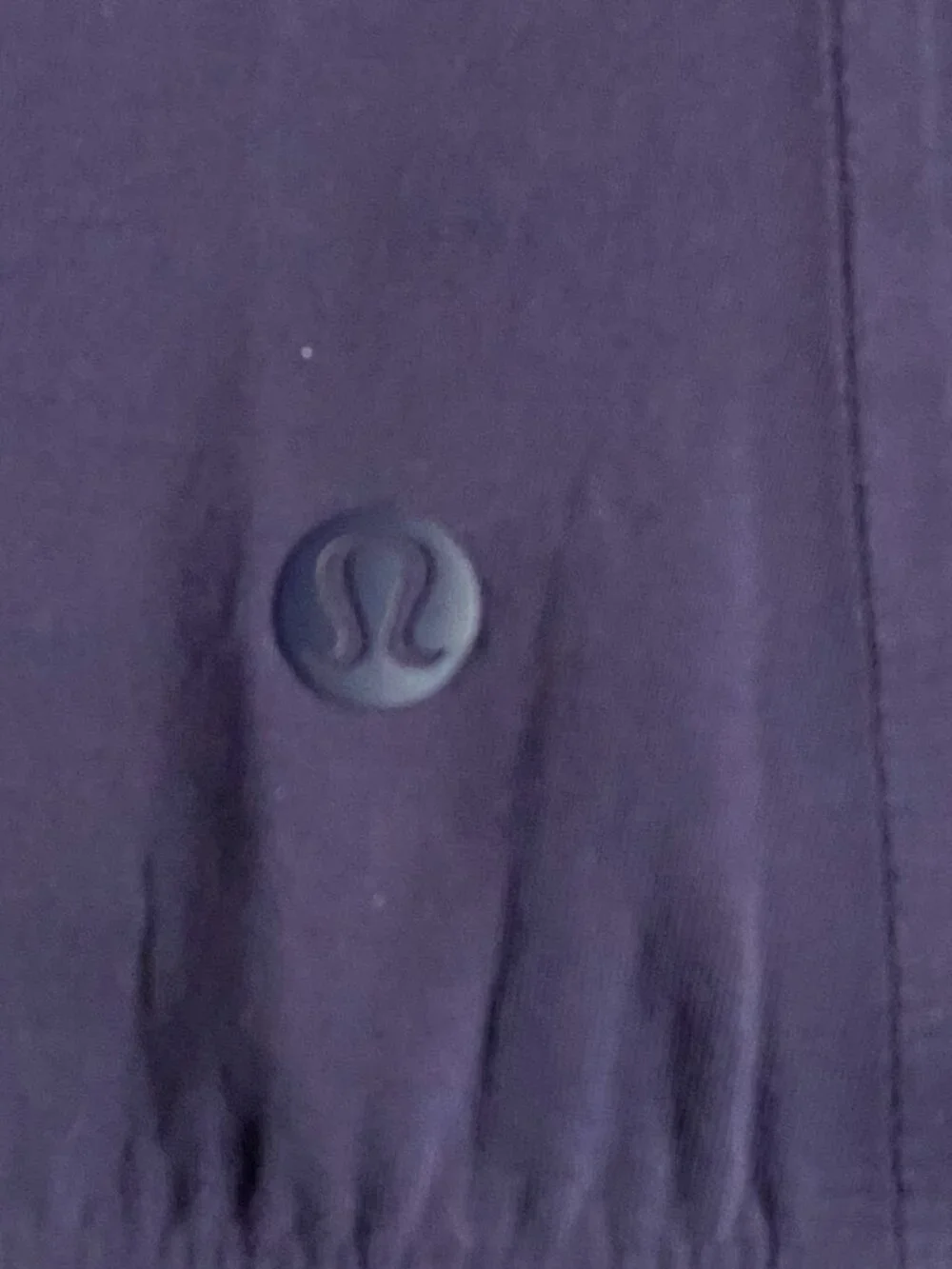 Lululemon Zip Front Vest Navy Blue Size 8 Medium Athletic Layer Goose Down
